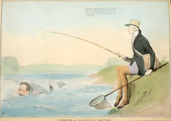 Pêcher en eaux troubles, pub. 1832